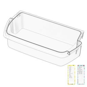 lot 11746 image: UPGRADED W10803530 Refrigerator Door Bin Compatible with Whirlpool Fridge Door Shelf WRT311FZDW01 WRT311FZDW00 WRT311FZDM01 WRT311FZDM00 WRT311FZDW02 W10803530 Maytag Refrigerator Door Shelves Parts