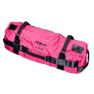 lot 11755 image: REP Fitness Sandbag, Medium, Pink,Heavy Duty Workout Sandbags for Training, Cross-Training Workouts, Fitness, Exercise and Military Conditioning (Slight Use)