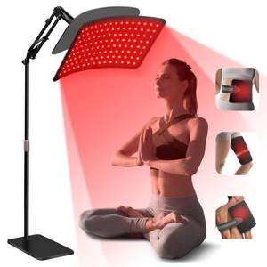 lot 11764 image: INTEO Red Light Therapy for Body and Face, 2-in-1 Red Light Therapy with Detachable, Infrared Light Therapy Lamp 660nm 850nm for Body at Home with Protective Glasses Elastic Strap, 46.5in Height