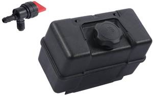 lot 11765 image: 691993 Tank with Cap 4 Quart Plastic Gas Tank with Shut Off Valve and Cap Compatible with Briggs and Stratton, Lawn and Garden Equipment Engines, For Troy-bilt Snow Blowers, For Remote Mounting