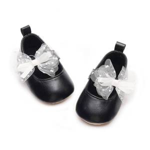 lot 12212 image: HONGTEYA Infant Baby Girls Mary Jane Flats Non Slip for Toddler First Walkers Soft Sole PU Leather Crib Shoes Sneaker Wedding Party Christmas Princess Dress Shoes Baby Moccasins Girls