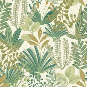 lot 12251 image: Ismoon Green Peel and Stick Wallpaper Boho Contact Paper Tropical Botanical Wallpaper Leaf Removable Self Adhesive Wall Paper for Cabinet Bedroom Vinyl Prepasted Wallpaper Roll 17.3x78.7in