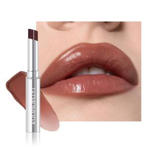 lot 12252 image: Dark Grape Purple Matte 2-in-1 Lipstick Crayon, Waterproof Velvet Lip Liner Pencil, High Pigment Creamy 24H Wear, Cruelty-Free Paraben-Free Lip Makeup for Women