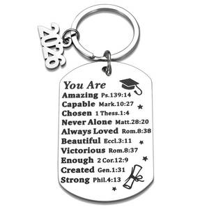 lot 12281 image: 2026 Graduation Gift for Him Her Class of 2026 Keychain Graduation Gifts for Women Men Middle Senior High School College Grad Student Nurse Daughter Son Degree Inspirational Religious Christian Gift