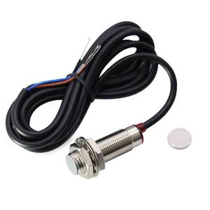 lot 12294 image: DIGITEN Hall Sensor Proximity Switch NPN 3-Wires Normally Closed NC with Magnet