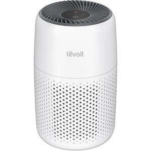lot 13309 image: Levoit Core Mini-P 255 Sq Ft 3-Stage Filter Air Purifier with Aromatherapy for Bedroom and Office  White