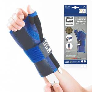 lot 14154 image: Neo-G Wrist and Thumb Brace, Stabilized - Spica Support For Carpal Tunnel Syndrome, Arthritis, Tendonitis, Joint Pain - Adjustable Compression - Class 1 Medical Device - Right