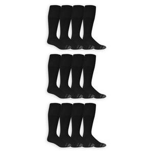 lot 14155 image: Fruit of the Loom Menfts Dual Defense Socks, Odor Protection with Half Cushion, Multi-Packs