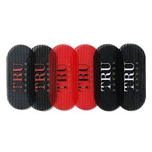 lot 14179 image: TRU BARBER HAIR GRIPPERS � 3 COLORS BUNDLE PACK 6 PCS for Men and Women - Salon and Barber, Hair Clips for Styling, Hair holder Grips (BlackRedBlack)