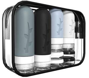 lot 14287 image: 18pack Travel Bottles for Toiletries,TSA Approved Silicone Travel Containers for Toiletries,Leak Proof Refillable Liqus Shampoo And Conditioner travel Essentials toiletry Bottles