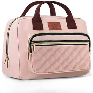 lot 14316 image: Genteen Lunch Box for Women Girls Teens,Insulated Adult Lunch Boxes for Women,Reusable Cute Lunch Bags for Work,High Capacity Tote Lunchbox Cooler for Office Travel Picnic School-Pink