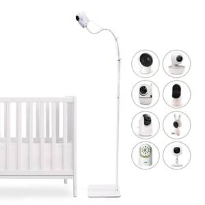 lot 17438 image: GOOZIE Baby Monitor Floor Stand Holder Compatible with Universal Camera Models Hellobaby HB6550 HB65 HB66 HB248, Infant Optics DXR-8 Pro, Nanit Pro Flex Stand, Vtech VM901 VM819RM7764, Momcozy
