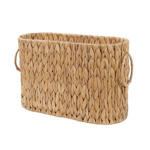lot 17457 image: Coeusy Toilet Paper Storage Basket, Water Hyacinth Toilet Paper Holder for Up to 6 Mega Rolls, Wicker Basket for Bathroom Accessories Organizer, Boho Hand Woven Rattan Decorative Decor, Natural