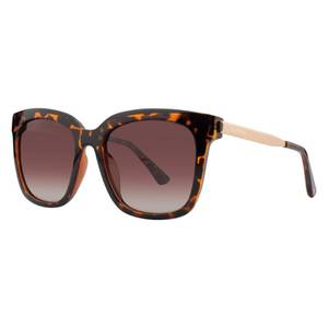 lot 18108 image: (lot of 2) FUOFEN Square Polarized Womens Sunglasses Trendy - Fashion UV400 Protection Eyewear for Women shades,Tortoise