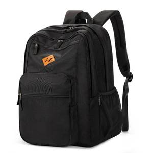 lot 18123 image: ZORFIN 26L Black Backpack for College, and Travel Water Resistant Bookbag