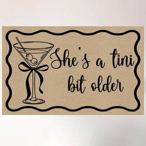 lot 18126 image: A Tini Bit Older Black Backdrop for A Tini Bit Older Birthday Decorations Shefts a Tini Bit Older Banner for Espresso Martini Party Decorations