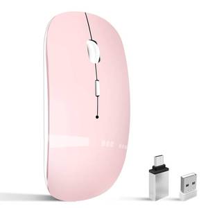 lot 18129 image: Vxeei Wireless Mouse for Laptop Cpmputer,Bluetooth Mouse for MacBook,Pink