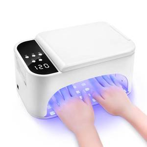 lot 18221 image: 288W UV Nail Lamp LEDSUUEI, 3-in-1 Multifunction UV Lamps for Gel Nails 4 Timer Setting, Number Reverse Display Pro LED Nail Lamp 108 Beads Fast UV Light for Gel Nails Polish, Built-in Storage Space