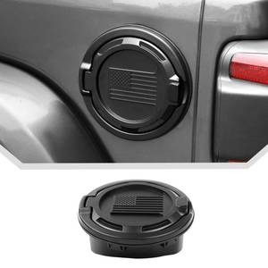 lot 19483 image: JeCar Gas Tank Cap Fuel Door Cover Fit for Jeep Wrangler JL JLU 2018-2025 2026 2-Door 4-Door