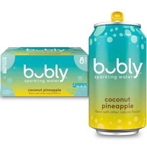 lot 19492 image: bubly Coconut Pineapple Sparkling Water - 8pk12 fl oz Cans