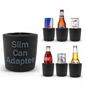 lot 20087 image: Insulated Slim canBottle Cup Holder Insert for car and Boat - USA Hand Crafted - Heat Resistant and Wiggle-Free Silm can Adapter - Slim Energy Drink cans, Slim soda cans, Beer Bottles, soda Bottles