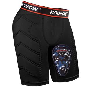 lot 20093 image: KOOPOW Youth Boys Padded Compression Sliding Shorts Pants with Soft Protective Athletic Cup and Pocket, Baseball Slider Underwear for Kids, Baseball, Football, Lacrosse (0970R S)