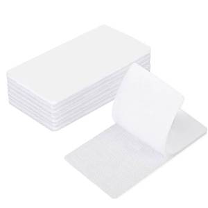 lot 20150 image: GDSZ LAERSI 20 Sets Double Sided Tape Heavy Duty White Hook and Loop Tape, 2x4Inch Adhesive Strips � Secure Mounting for Rug Poster Artwork Mirror Hanging Couch Cushion Wall, Indoor and Outdoor Use