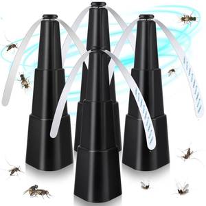 lot 20163 image: Fly Fans for Tables, Fly Repellent Fan Indoor Outdoor with Holographic Blades, Batteries Powered for Picnic, Party, Restaurant, Kitchen, and BBQ,4 Pack