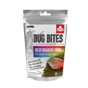 lot 20205 image: Fluval Bug Bites Color Enhancer Granules 3.5 oz