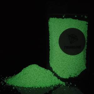 lot 20210 image: TWINKLING Glow in The Dark Pigment,Crushed Glass, Broken Glass Glitter, Glow in The Dark Stones Chips for DIY Resin Art Epoxy Crafts, Nail Art, Jewelry Making Home Decor, 0.85mm(100g) (Purple)