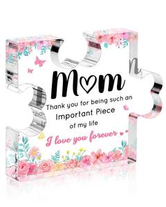 lot 20211 image: Mothers Day Gifts for Mom, Appreciation Mom Gifts for Mother Women Personalized Acrylic Plaque with Appreciated Words Best Appreciation Gift for Birthday Mothers Day Gift(3.22.80.4 inch)