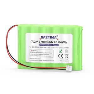 lot 20213 image: NASTIMA 7.2V 3700mAh NIMH Replacement Battery Compatible with Honeywell Alarm Lynx 5100, 5200, 5210, Lynx Touch 7000, Lyric Controller Lyric Keypad LCP500-L LYNXRCHKIT-SHA LCP500-4B