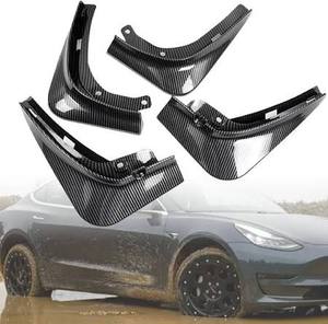 lot 1368 image: Wooch Mud Flaps for Tesla Model - Set of 4 Upgrade Version
