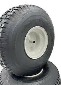 lot 1370 image: Black nylon tubeless tire 20x8. 00-8
