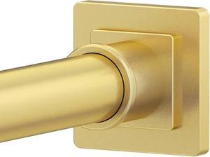 lot 1377 image: Gold curtain rod size adjustment no size