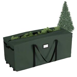 lot 7133 image: Premium Heavy-Duty Rolling Christmas Tree Storage Bag 9 FT7.5FT