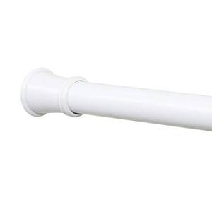 lot 7137 image: Zenna Home Easy To Install Adjustable Tension Smart Window 51in To 120in, White