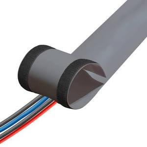 lot 14268 image: Rubber Bond Carpet Cord Cover 6x48 Inch Grey