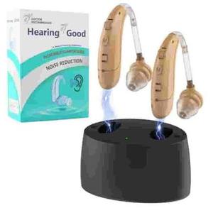 lot 14326 image: Hearing Good Hearing Aid with Noise Reduction and Accessories