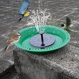 lot 17448 image: Wiwilron Bird Bath, Circle Style Green