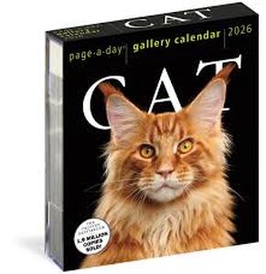 lot 18189 image: Page-A-Day Cat Calendar, 2026