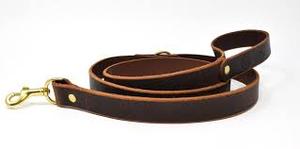 lot 20168 image: Leather Dog Leash with Features for Making Memento (Used) (Minor Damage)