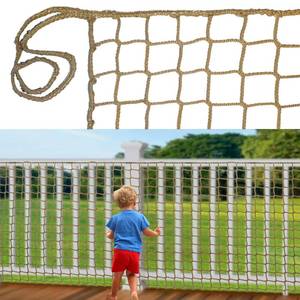 lot 2145 image: KAERYHET Safety Rope Net Kids Pet Stairs Balcony Railings Protection Rope Netting Playground Net Sports Netting Baseball Softball Backstop Nets