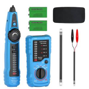 lot 2272 image: Mastfuyi Network Cable Tester, Digital Signal Line Finder with Probe Tone, Tester with PoE,Ethernet LAN Network Cat5 Cat6 Cable Maintenance Collation, RJ11 RJ45 Cable Tracer, Telephone Line Test