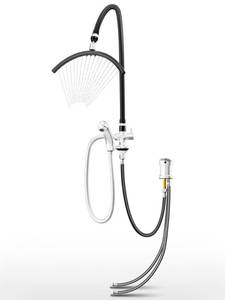 lot 2339 image: Head Spa Tools - Professional Shampoo Bowl Waterfall Equipment, Easy-Install Sink Faucet Hose Attachment for Hair Salon, Home and Salon