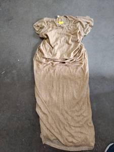 lot 2367 image: Ladies light orange dress size XL