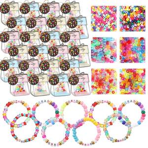 lot 4292 image: 24 Sets Graduation Gifts DIY Bead Bracelets for Her Him, Class of 2026 Graduation Bracelet with Beaded Gift Bags and Tags, Class of 2026 Graduation Party Favors Seniors Middle High School College