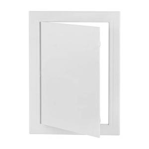 lot 4321 image: CABAX 8x12 inch Plastic Access Panel for Drywall Ceiling Reinforced Plumbing Wall Access Doors Removable Hinged, White