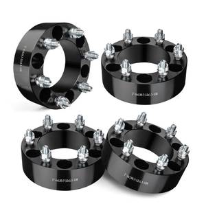 lot 5018 image: EVIL ENERGY 6x5.5 Wheel Spacers 2 inch Compatible with Tacoma 1995-2023, 6x139.7 mm 6 Lugs 108 mm Hub Bore M12x1.5 Studs Black, Not Hubcentric