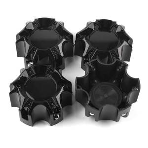 lot 5029 image: GTOWNWORKS 4.49in Wheel Center Caps for Ballistic Black Center Cover Replacement, 4 Pack, 6 lugs